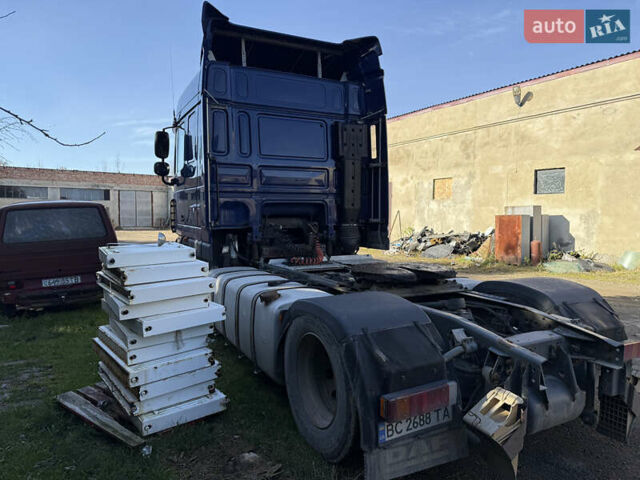Синий Даф XF 105, объемом двигателя 12.9 л и пробегом 965 тыс. км за 10500 $, фото 2 на Automoto.ua