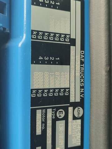 Синій Даф XF 105, об'ємом двигуна 12.9 л та пробігом 930 тис. км за 12000 $, фото 12 на Automoto.ua