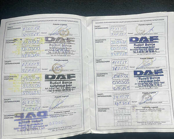 Синій Даф XF 105, об'ємом двигуна 12.9 л та пробігом 920 тис. км за 19900 $, фото 31 на Automoto.ua