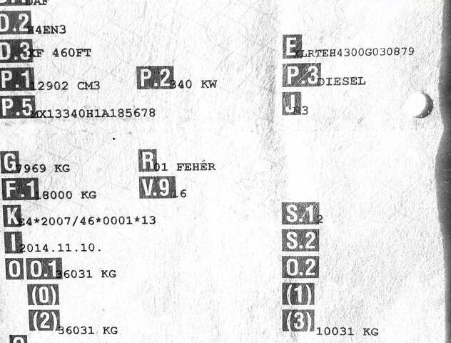Белый Даф XF 106, объемом двигателя 12.9 л и пробегом 1 тыс. км за 19999 $, фото 50 на Automoto.ua