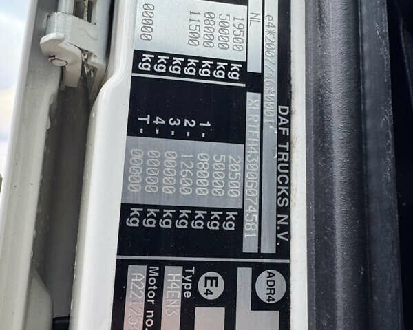 Белый Даф XF 106, объемом двигателя 12.9 л и пробегом 911 тыс. км за 21902 $, фото 17 на Automoto.ua