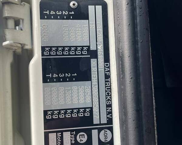 Белый Даф XF 106, объемом двигателя 12.9 л и пробегом 782 тыс. км за 23900 $, фото 8 на Automoto.ua