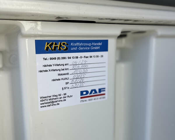 Білий Даф XF 106, об'ємом двигуна 12.9 л та пробігом 834 тис. км за 25600 $, фото 11 на Automoto.ua