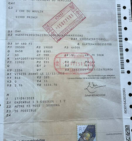 Белый Даф XF 106, объемом двигателя 0 л и пробегом 590 тыс. км за 45636 $, фото 27 на Automoto.ua