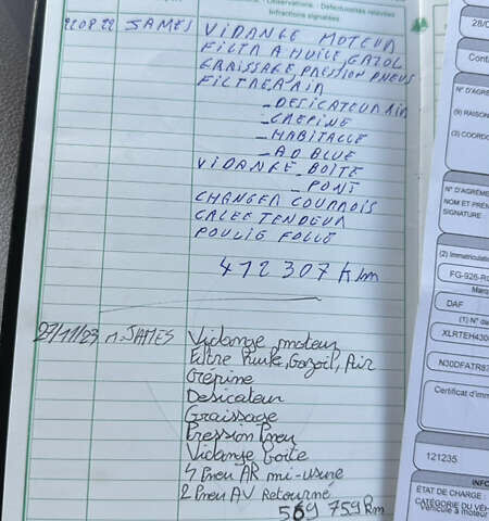 Белый Даф XF 106, объемом двигателя 0 л и пробегом 692 тыс. км за 45636 $, фото 47 на Automoto.ua