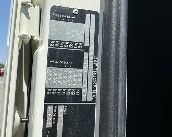 Белый Даф XF 106, объемом двигателя 12.9 л и пробегом 560 тыс. км за 48000 $, фото 16 на Automoto.ua