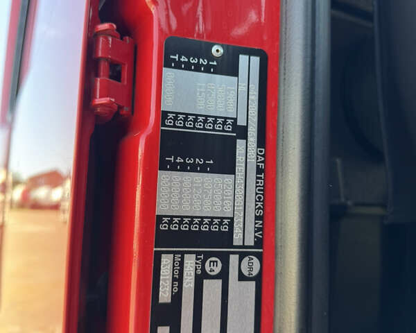 Красный Даф XF 106, объемом двигателя 12.9 л и пробегом 812 тыс. км за 29500 $, фото 15 на Automoto.ua