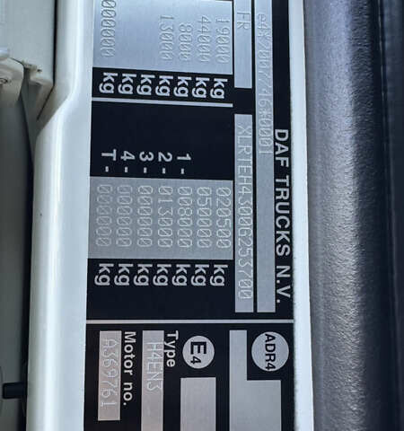 Даф XF 106, об'ємом двигуна 0 л та пробігом 592 тис. км за 44270 $, фото 30 на Automoto.ua