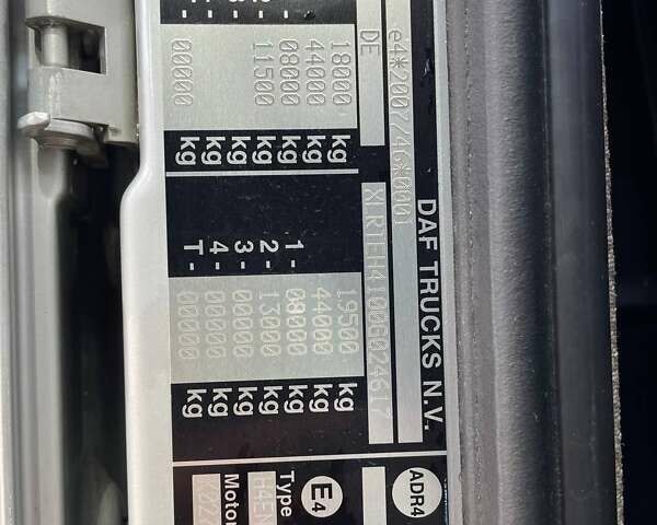 Сірий Даф XF 106, об'ємом двигуна 10.8 л та пробігом 846 тис. км за 19000 $, фото 26 на Automoto.ua