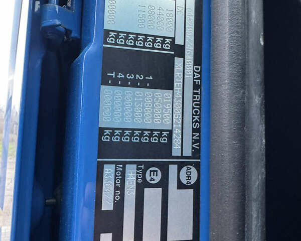 Синий Даф XF 106, объемом двигателя 0 л и пробегом 921 тыс. км за 27691 $, фото 23 на Automoto.ua