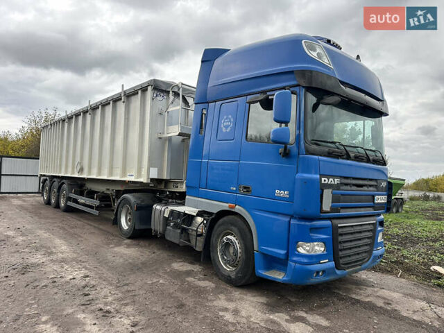 Синий Даф XF 460 FT, объемом двигателя 12.9 л и пробегом 873 тыс. км за 16800 $, фото 4 на Automoto.ua