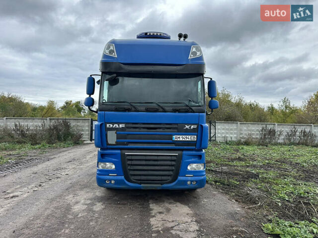 Синий Даф XF 460 FT, объемом двигателя 12.9 л и пробегом 873 тыс. км за 16800 $, фото 1 на Automoto.ua