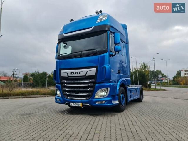 Синий Даф XF 480 FT, объемом двигателя 12.9 л и пробегом 461 тыс. км за 39800 $, фото 7 на Automoto.ua