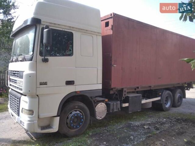 Белый Даф XF 95, объемом двигателя 12.6 л и пробегом 10 тыс. км за 17000 $, фото 4 на Automoto.ua