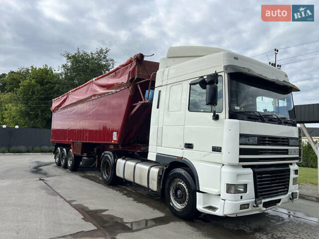Белый Даф XF 95, объемом двигателя 12.58 л и пробегом 725 тыс. км за 7500 $, фото 1 на Automoto.ua