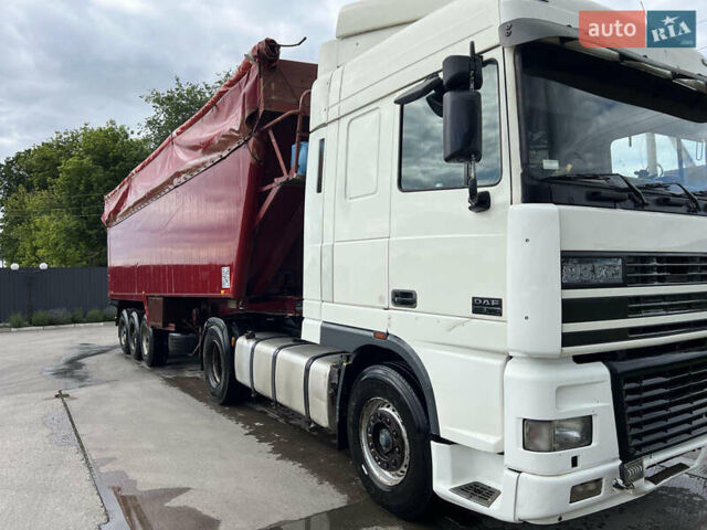 Белый Даф XF 95, объемом двигателя 12.58 л и пробегом 725 тыс. км за 7500 $, фото 3 на Automoto.ua