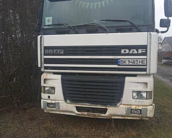 Белый Даф XF 95, объемом двигателя 12.6 л и пробегом 700 тыс. км за 8300 $, фото 1 на Automoto.ua