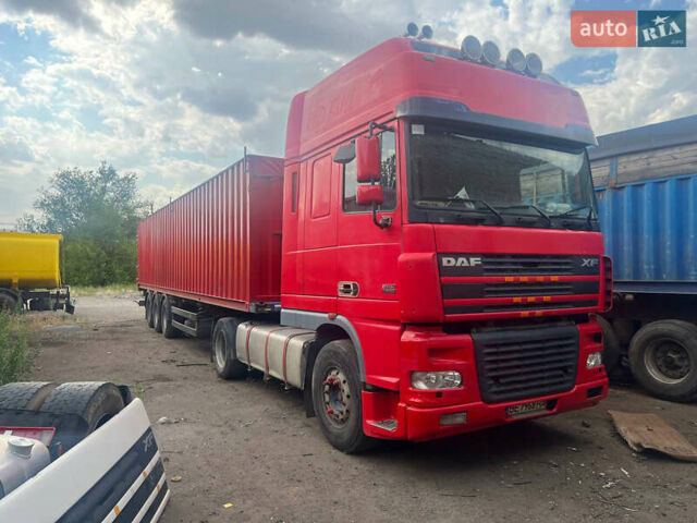 Красный Даф XF 95, объемом двигателя 0 л и пробегом 100 тыс. км за 12500 $, фото 1 на Automoto.ua