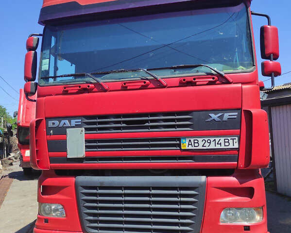 Красный Даф XF 95, объемом двигателя 12.58 л и пробегом 1 тыс. км за 14800 $, фото 1 на Automoto.ua