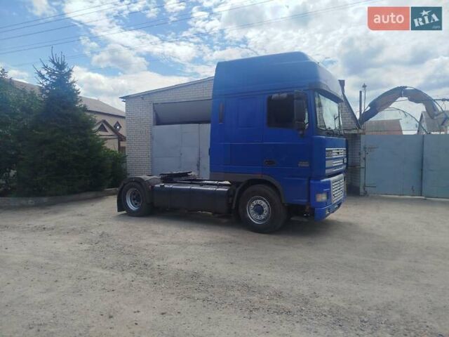Синий Даф XF 95, объемом двигателя 12.5 л и пробегом 1 тыс. км за 4000 $, фото 1 на Automoto.ua