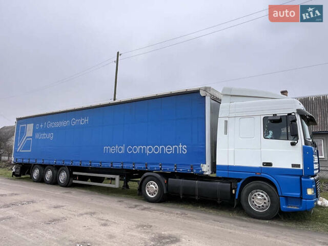 Синий Даф XF 95, объемом двигателя 0 л и пробегом 2 тыс. км за 18000 $, фото 1 на Automoto.ua