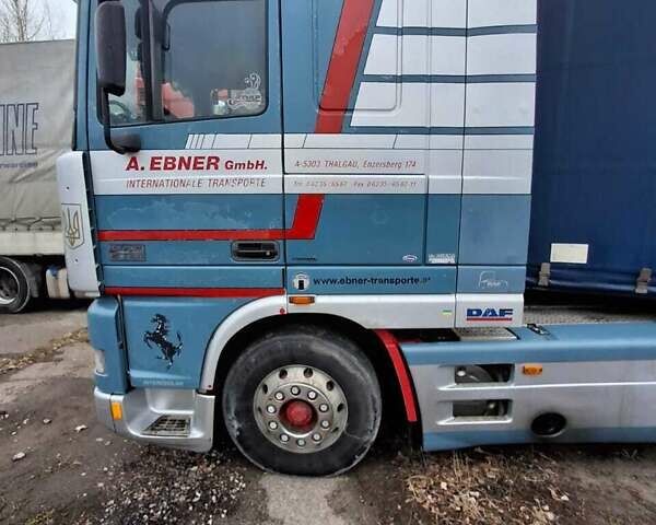 Синий Даф XF 95, объемом двигателя 12.58 л и пробегом 680 тыс. км за 15000 $, фото 7 на Automoto.ua