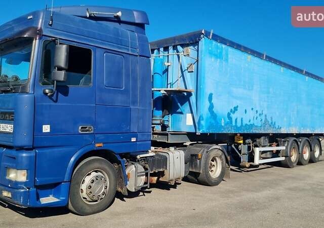 Синий Даф XF 95, объемом двигателя 12.58 л и пробегом 631 тыс. км за 6300 $, фото 7 на Automoto.ua