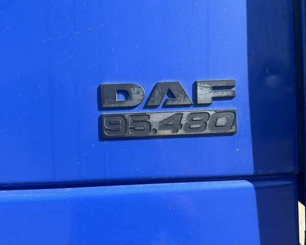 Синий Даф XF 95, объемом двигателя 12.58 л и пробегом 180 тыс. км за 12000 $, фото 7 на Automoto.ua