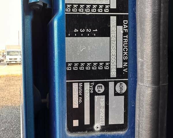 Синий Даф XF 95, объемом двигателя 0 л и пробегом 998 тыс. км за 8500 $, фото 17 на Automoto.ua