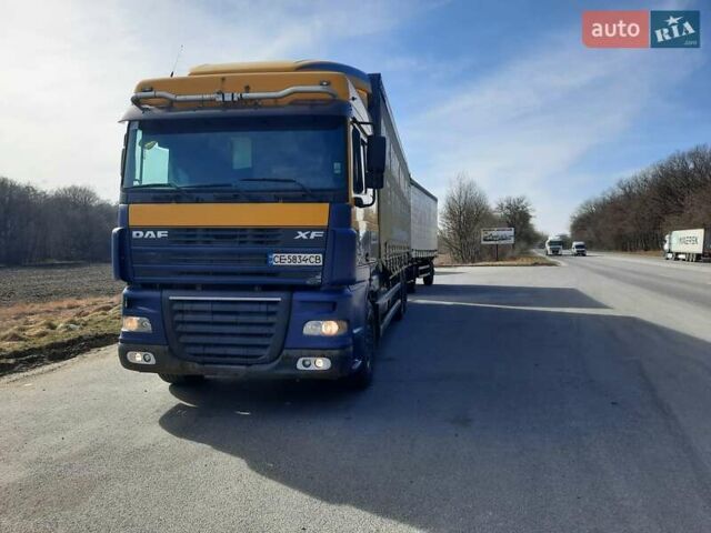 Синий Даф XF 95, объемом двигателя 12.58 л и пробегом 800 тыс. км за 18000 $, фото 1 на Automoto.ua