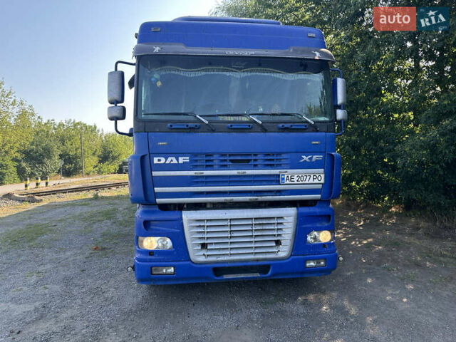 Синий Даф XF 95, объемом двигателя 12.58 л и пробегом 180 тыс. км за 12000 $, фото 10 на Automoto.ua