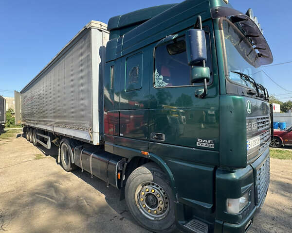Зеленый Даф XF 95, объемом двигателя 12.58 л и пробегом 200 тыс. км за 18500 $, фото 3 на Automoto.ua