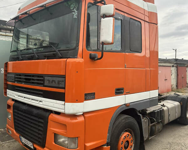 Даф XF 95 2001 в Кременчуге на Automoto.ua Оранжевый Даф XF 95, объемом двигателя 12.58 л и пробегом 1 тыс. км за 6500 $, фото 9 на Automoto.ua