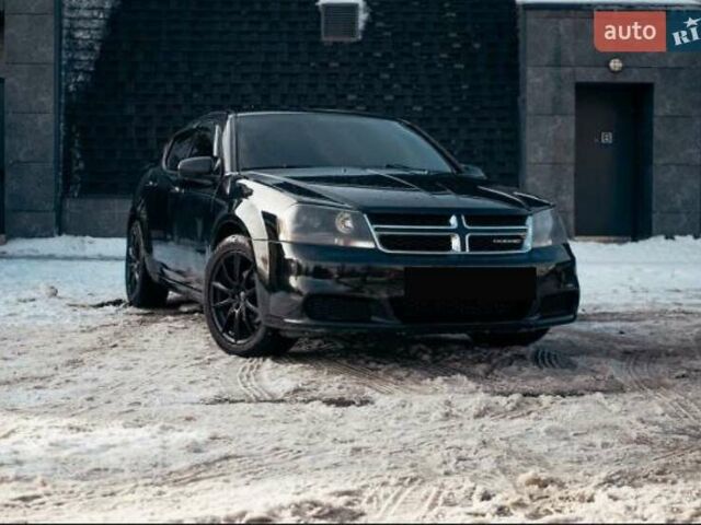 Черный Додж Авенджер, объемом двигателя 2.4 л и пробегом 200 тыс. км за 9000 $, фото 1 на Automoto.ua