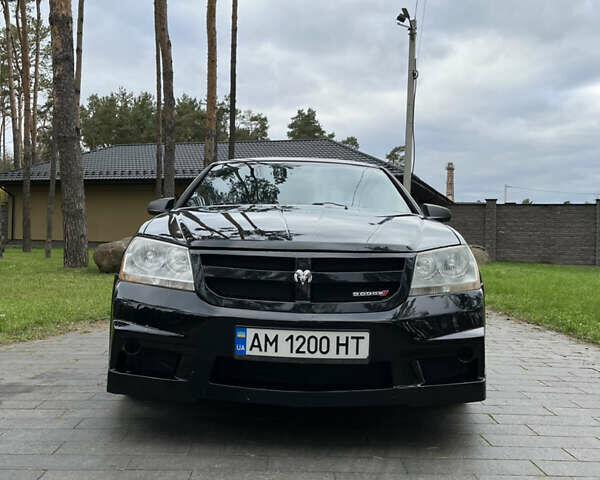 Черный Додж Авенджер, объемом двигателя 2.4 л и пробегом 254 тыс. км за 6500 $, фото 2 на Automoto.ua