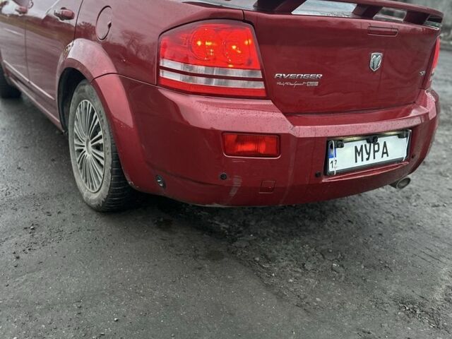 Красный Додж Авенджер, объемом двигателя 2.4 л и пробегом 262 тыс. км за 6000 $, фото 5 на Automoto.ua