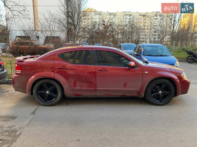 Красный Додж Авенджер, объемом двигателя 2.4 л и пробегом 304 тыс. км за 3950 $, фото 3 на Automoto.ua