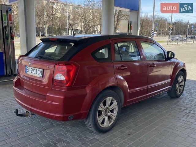 Красный Додж Калибер, объемом двигателя 2 л и пробегом 206 тыс. км за 6900 $, фото 6 на Automoto.ua