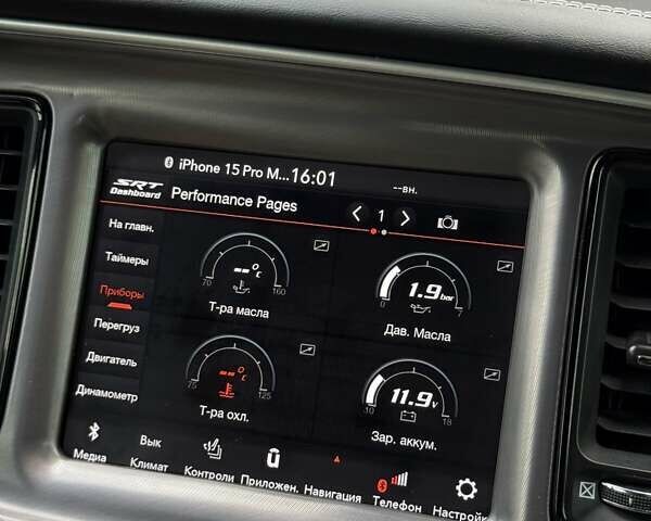 Черный Додж Челенджер, объемом двигателя 6.42 л и пробегом 45 тыс. км за 43000 $, фото 22 на Automoto.ua