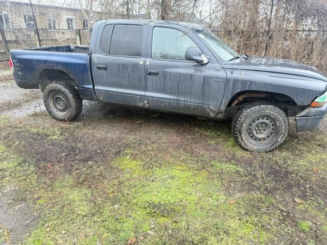 Синий Додж Дакота, объемом двигателя 4.7 л и пробегом 240 тыс. км за 2650 $, фото 1 на Automoto.ua