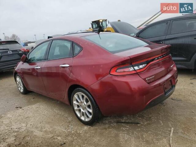 Красный Додж Дарт, объемом двигателя 2.4 л и пробегом 125 тыс. км за 4500 $, фото 1 на Automoto.ua