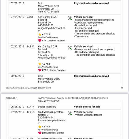 Красный Додж Дюранго, объемом двигателя 5.65 л и пробегом 168 тыс. км за 28000 $, фото 34 на Automoto.ua
