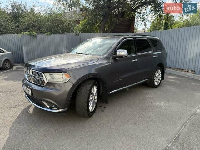 Серый Додж Дюранго, объемом двигателя 3.6 л и пробегом 228 тыс. км за 18500 $, фото 5 на Automoto.ua