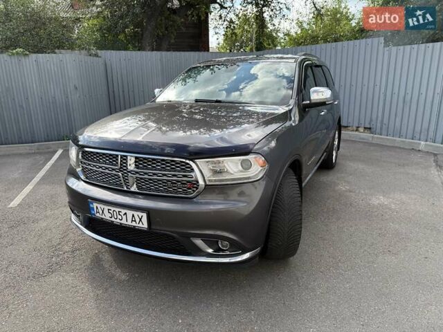 Серый Додж Дюранго, объемом двигателя 3.6 л и пробегом 228 тыс. км за 18500 $, фото 4 на Automoto.ua