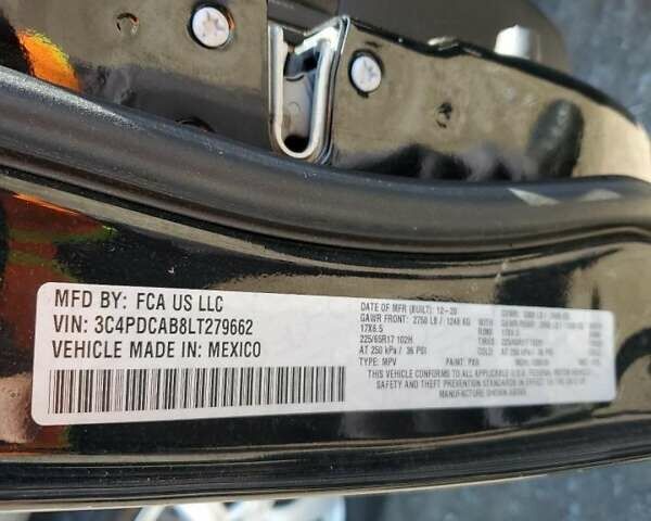 Черный Додж Джорни, объемом двигателя 2.4 л и пробегом 92 тыс. км за 3900 $, фото 11 на Automoto.ua