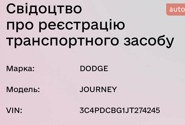Додж Джорни, объемом двигателя 3.6 л и пробегом 91 тыс. км за 13500 $, фото 2 на Automoto.ua