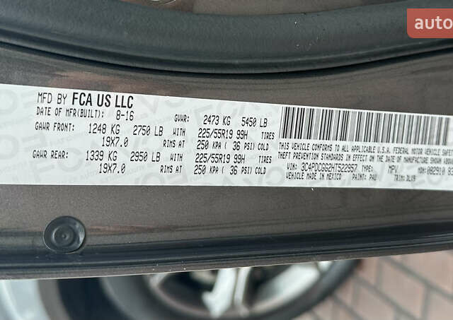 Додж Джорни 2016 в Днепре (Днепропетровске) на Automoto.ua Серый Додж Джорни, объемом двигателя 3.6 л и пробегом 201 тыс. км за 12999 $, фото 44 на Automoto.ua