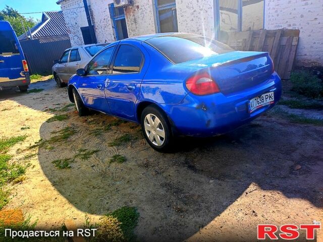 Синий Додж Неон, объемом двигателя 2 л и пробегом 200 тыс. км за 1300 $, фото 3 на Automoto.ua