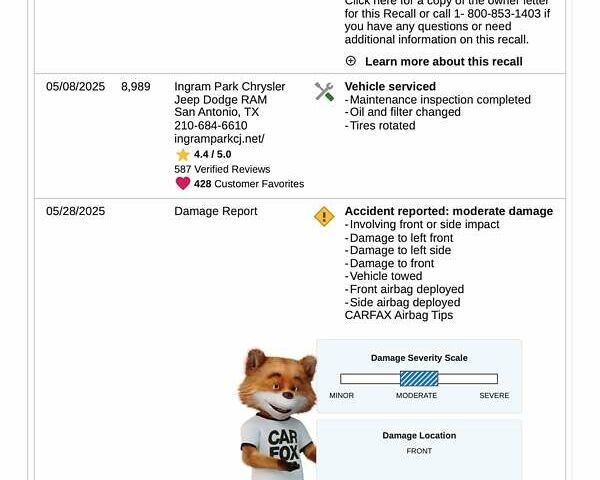 Красный Додж Hornet, объемом двигателя 1.3 л и пробегом 17 тыс. км за 21800 $, фото 6 на Automoto.ua