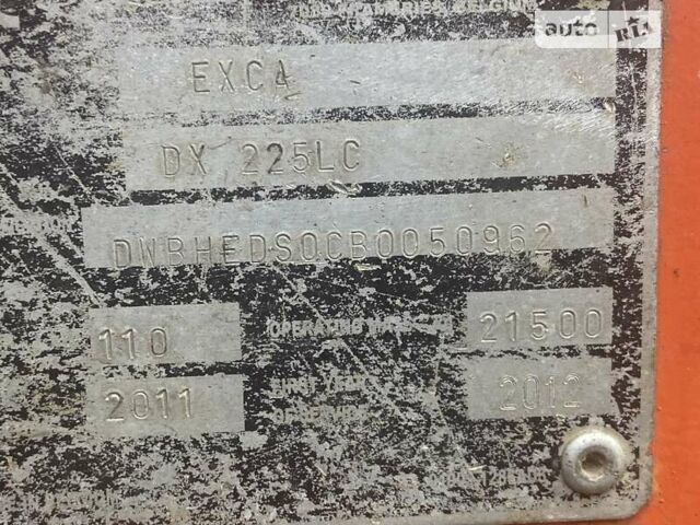 Дусан DX 225LC-3, объемом двигателя 0 л и пробегом 0 тыс. км за 55000 $, фото 19 на Automoto.ua